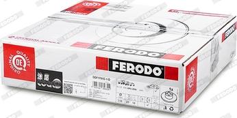 Ferodo DDF1751C-1-D - Тормозной диск avtokuzovplus.com.ua