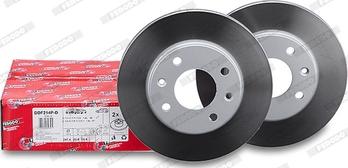 Ferodo DDF214P-D - Тормозной диск autodnr.net
