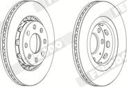 Ferodo DDF2158X - Тормозной диск avtokuzovplus.com.ua