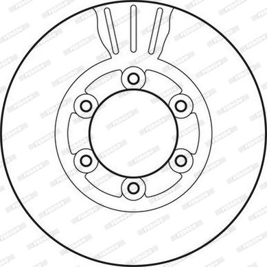 Ferodo DDF2161C - Гальмівний диск autocars.com.ua