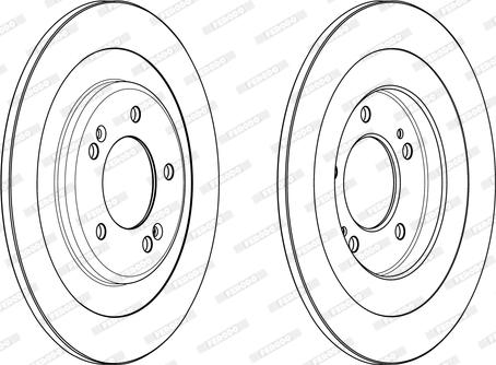 Ferodo DDF2201C - Гальмівний диск autocars.com.ua
