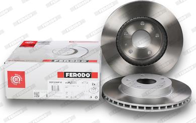 Ferodo DDF2389P-D - Гальмівний диск autocars.com.ua