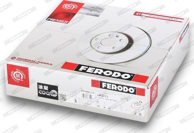 Ferodo DDF2409C-1-D - Гальмівний диск autocars.com.ua