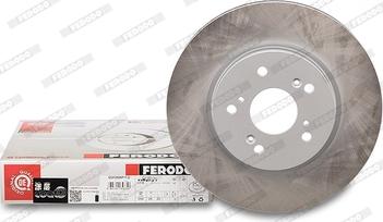 Ferodo DDF2555P-1-D - Гальмівний диск autocars.com.ua