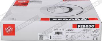 Ferodo DDF3143P-1-D - Тормозной диск avtokuzovplus.com.ua