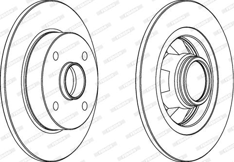 BENDIX 345010 - Тормозной диск avtokuzovplus.com.ua