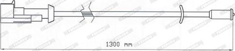 Ferodo FAI208 - Сигнализатор, износ тормозных колодок autodnr.net