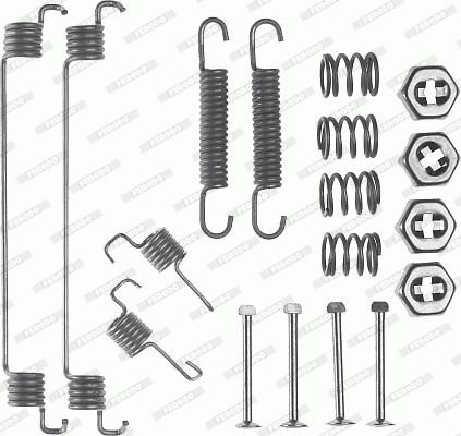 Ferodo FBA126 - Комплектующие, барабанный тормозной механизм avtokuzovplus.com.ua