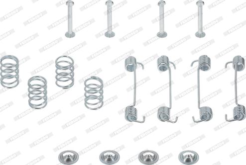 Ferodo FBA130 - Комплектуючі, барабанний гальмівний механізм autocars.com.ua