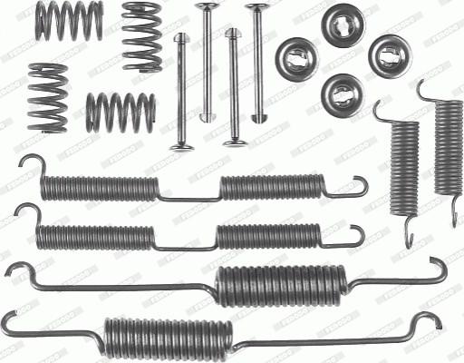 Ferodo FBA150 - Комплектуючі, барабанний гальмівний механізм autocars.com.ua