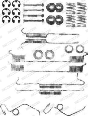 Ferodo FBA32 - Комплектуючі, барабанний гальмівний механізм autocars.com.ua