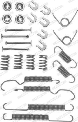 Ferodo FBA60 - Комплектуючі, барабанний гальмівний механізм autocars.com.ua