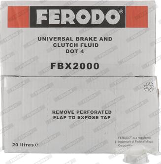 Ferodo FBX2000 - Тормозная жидкость avtokuzovplus.com.ua