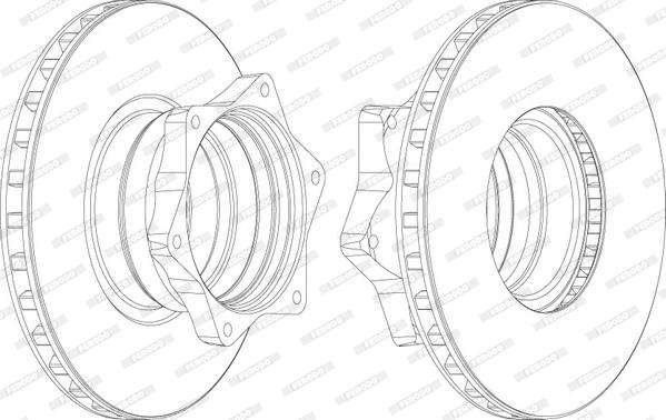 Ferodo FCR165A - Тормозной диск autodnr.net