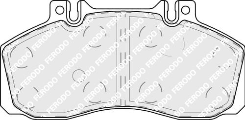 Ferodo FCV879 - Тормозные колодки, дисковые, комплект autodnr.net