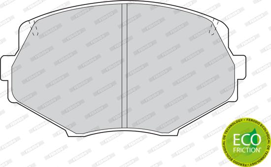 Ferodo FDB1011 - Гальмівні колодки, дискові гальма autocars.com.ua