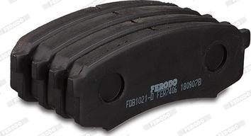 Ferodo FDB1021-D - Тормозные колодки, дисковые, комплект autodnr.net