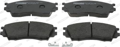 Ferodo FDB1025 - Тормозные колодки, дисковые, комплект avtokuzovplus.com.ua