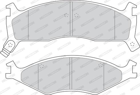 Ferodo FDB1034 - Тормозные колодки, дисковые, комплект avtokuzovplus.com.ua