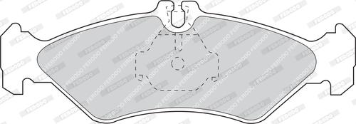 Ferodo FDB1039 - Тормозные колодки, дисковые, комплект avtokuzovplus.com.ua