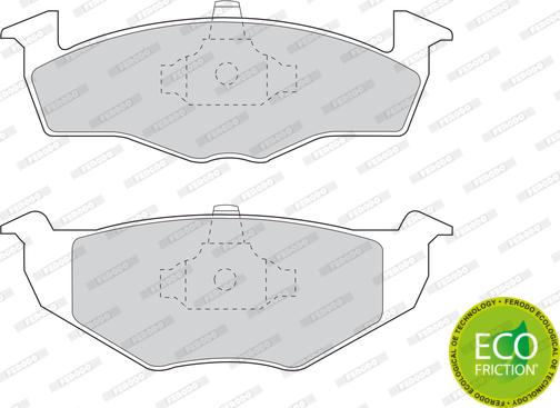 Ferodo FDB1054 - Тормозные колодки, дисковые, комплект avtokuzovplus.com.ua