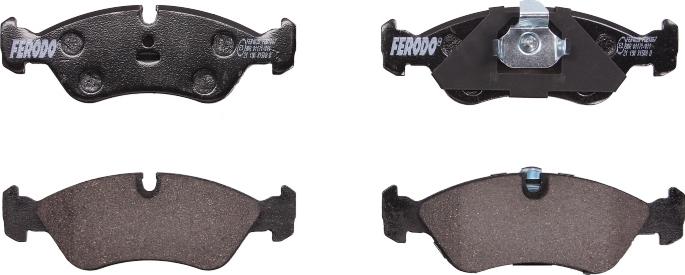 Ferodo FDB1067 - Гальмівні колодки, дискові гальма autocars.com.ua