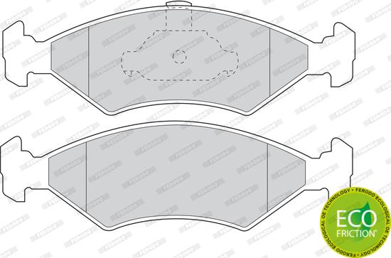 Ferodo FDB1081 - Тормозные колодки, дисковые, комплект avtokuzovplus.com.ua