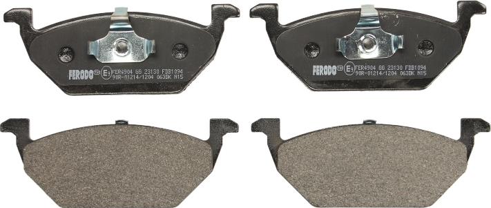 Ferodo FDB1094 - Гальмівні колодки, дискові гальма autocars.com.ua