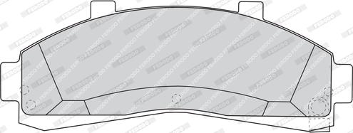 Ferodo FDB1129 - Тормозные колодки, дисковые, комплект autodnr.net