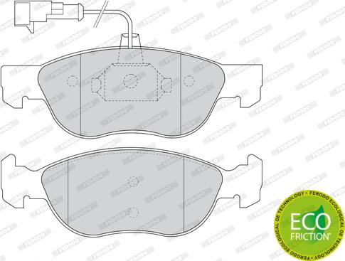 Ferodo FDB1137 - Тормозные колодки, дисковые, комплект avtokuzovplus.com.ua