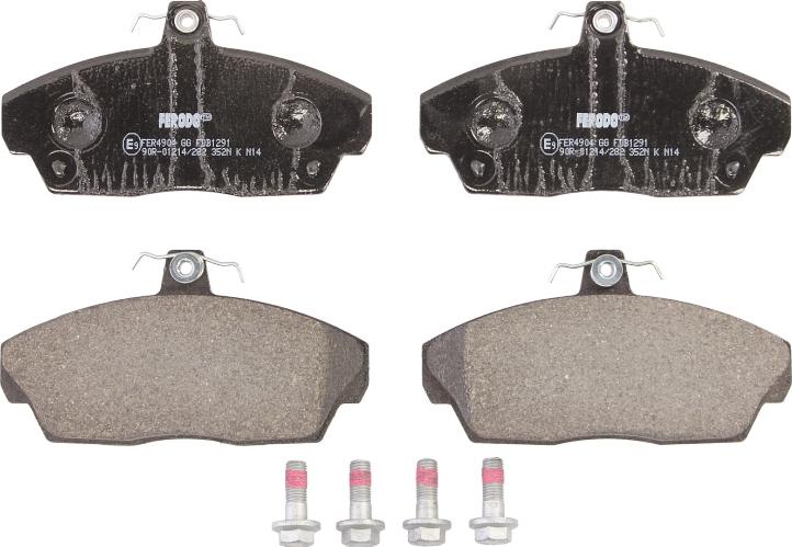 Ferodo FDB1291 - Гальмівні колодки, дискові гальма autocars.com.ua