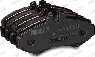 Ferodo FDB1304 - Тормозные колодки, дисковые, комплект avtokuzovplus.com.ua