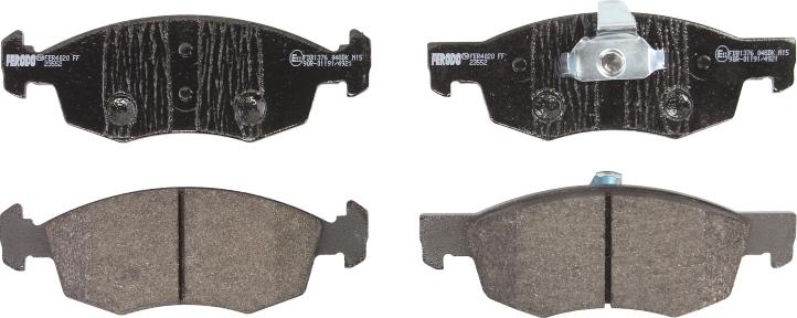 Ferodo FDB1376 - Гальмівні колодки, дискові гальма autocars.com.ua