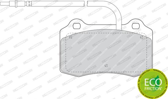 Ferodo FDB1379 - Тормозные колодки, дисковые, комплект autodnr.net