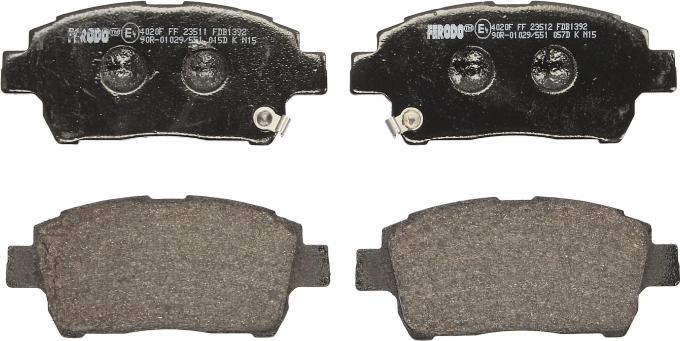Ferodo FDB1392 - Гальмівні колодки, дискові гальма autocars.com.ua