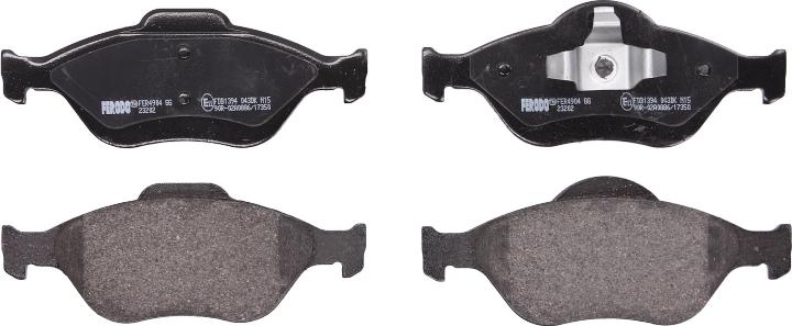 Ferodo FDB1394 - Гальмівні колодки, дискові гальма autocars.com.ua