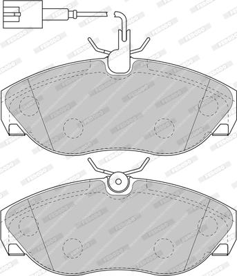 Ferodo FDB1396 - Тормозные колодки, дисковые, комплект avtokuzovplus.com.ua