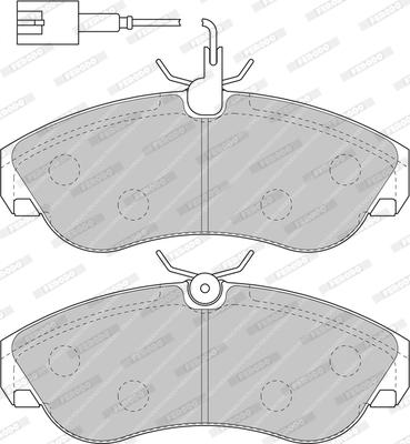 Ferodo FDB1397 - Тормозные колодки, дисковые, комплект avtokuzovplus.com.ua