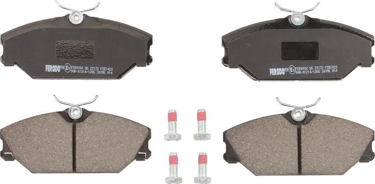 Ferodo FDB1420 - Гальмівні колодки, дискові гальма autocars.com.ua
