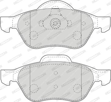 Ferodo FDB1440 - Тормозные колодки, дисковые, комплект autodnr.net