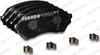 Ferodo FDB1455 - Тормозные колодки, дисковые, комплект avtokuzovplus.com.ua