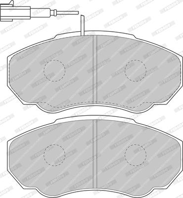 Ferodo FDB1478 - Тормозные колодки, дисковые, комплект autodnr.net