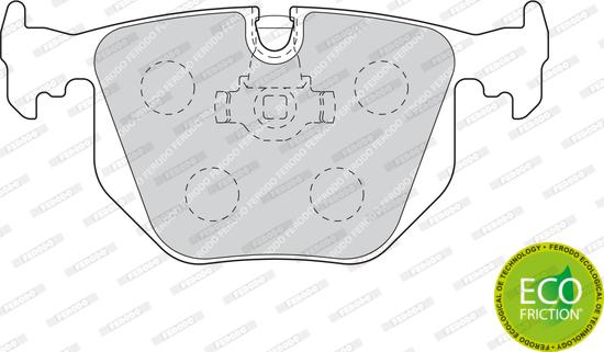 Ferodo FDB1483 - Тормозные колодки, дисковые, комплект avtokuzovplus.com.ua