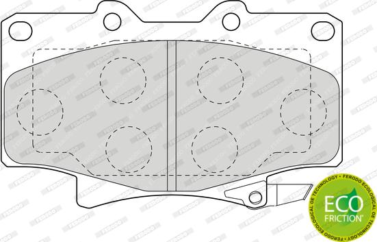 Ferodo FDB1502 - Гальмівні колодки, дискові гальма autocars.com.ua