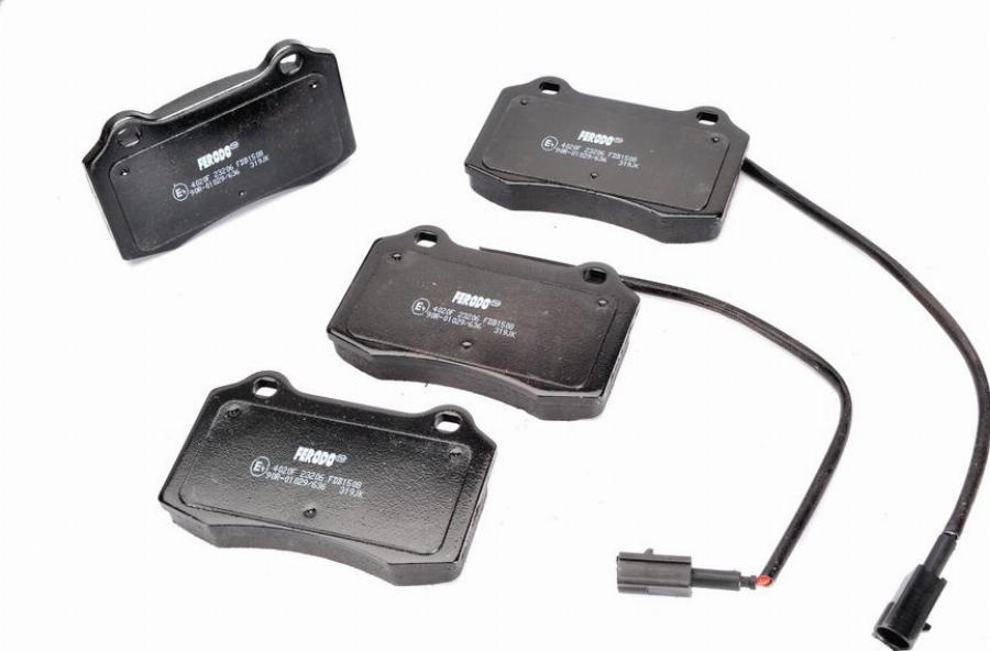 Ferodo FDB1508 - Гальмівні колодки, дискові гальма autocars.com.ua