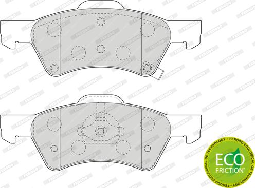 Ferodo FDB1510 - Тормозные колодки, дисковые, комплект autodnr.net