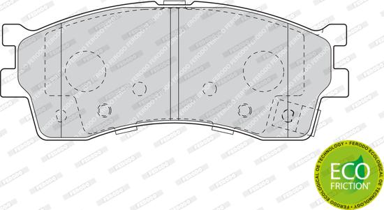 Ferodo FDB1602 - Тормозные колодки, дисковые, комплект autodnr.net