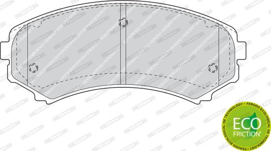 Ferodo FDB1603 - Тормозные колодки, дисковые, комплект avtokuzovplus.com.ua