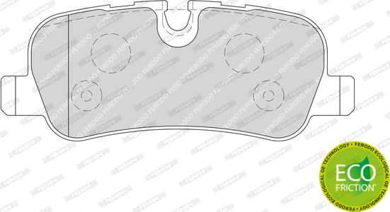 Ferodo FDB1613 - Тормозные колодки, дисковые, комплект avtokuzovplus.com.ua