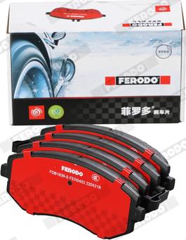 Ferodo FDB1639-S - Тормозные колодки, дисковые, комплект autodnr.net
